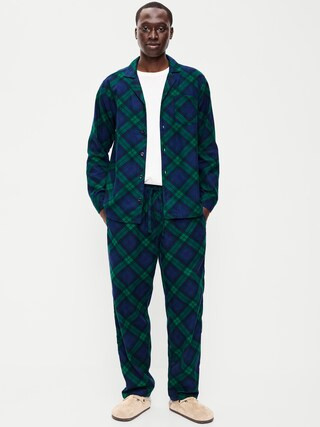 Flannel Pajama Pant Set for Men | Old Navy (US)
