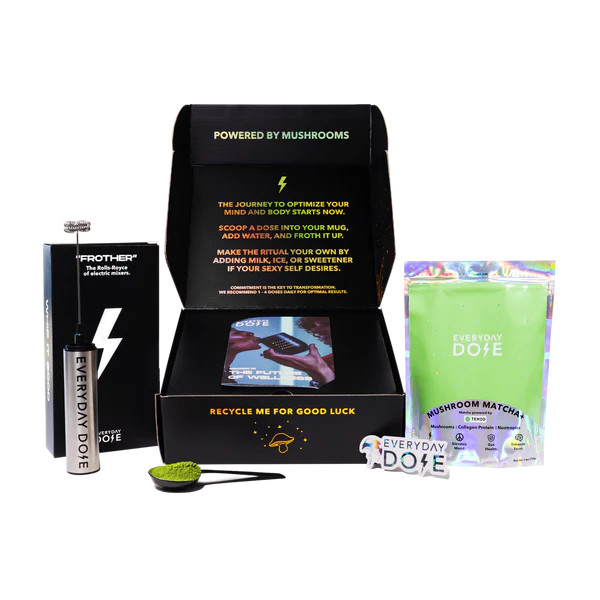 Mushroom Matcha Drink Mix + Free Starter Kit - Everyday Dose | Everyday Dose