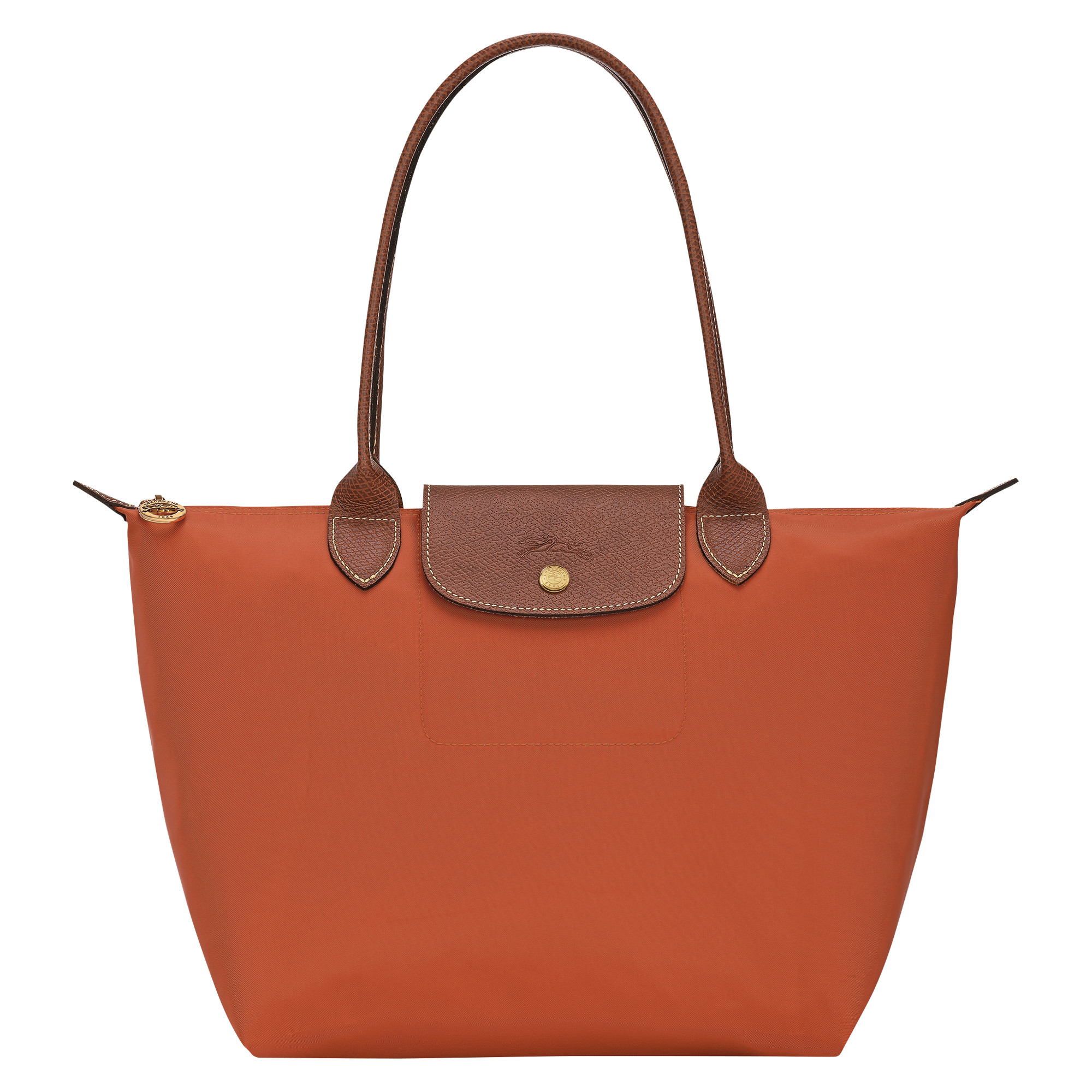 Le Pliage Original M Tote bag Brick - Recycled canvas | Longchamp US | Longchamp