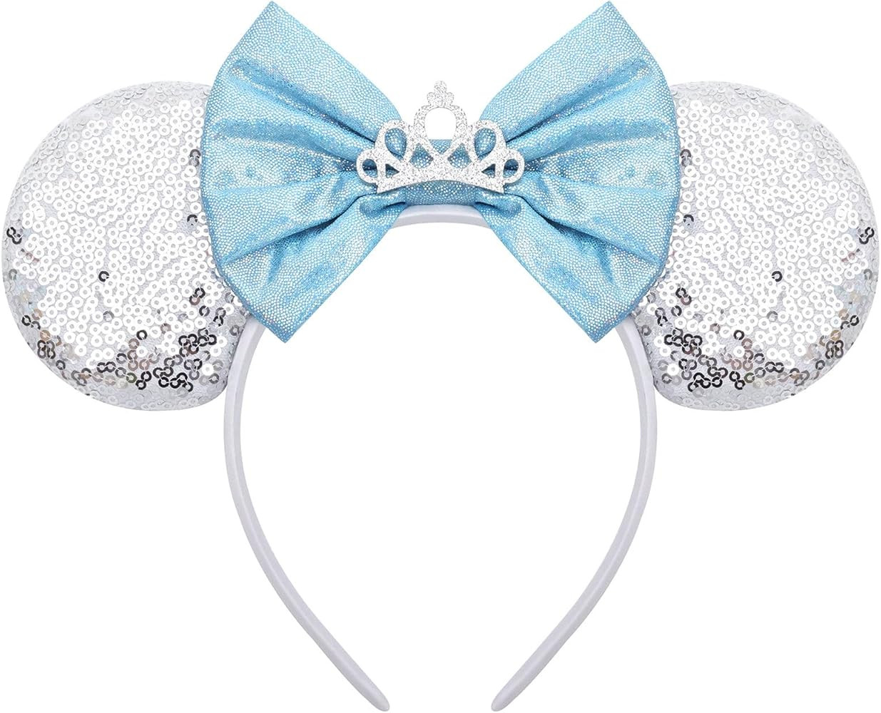 Handmade Mouse Ears Headband for Women and Ladies, Polka Dot Bow Minnie Ears Costume Accessories | Amazon (US)