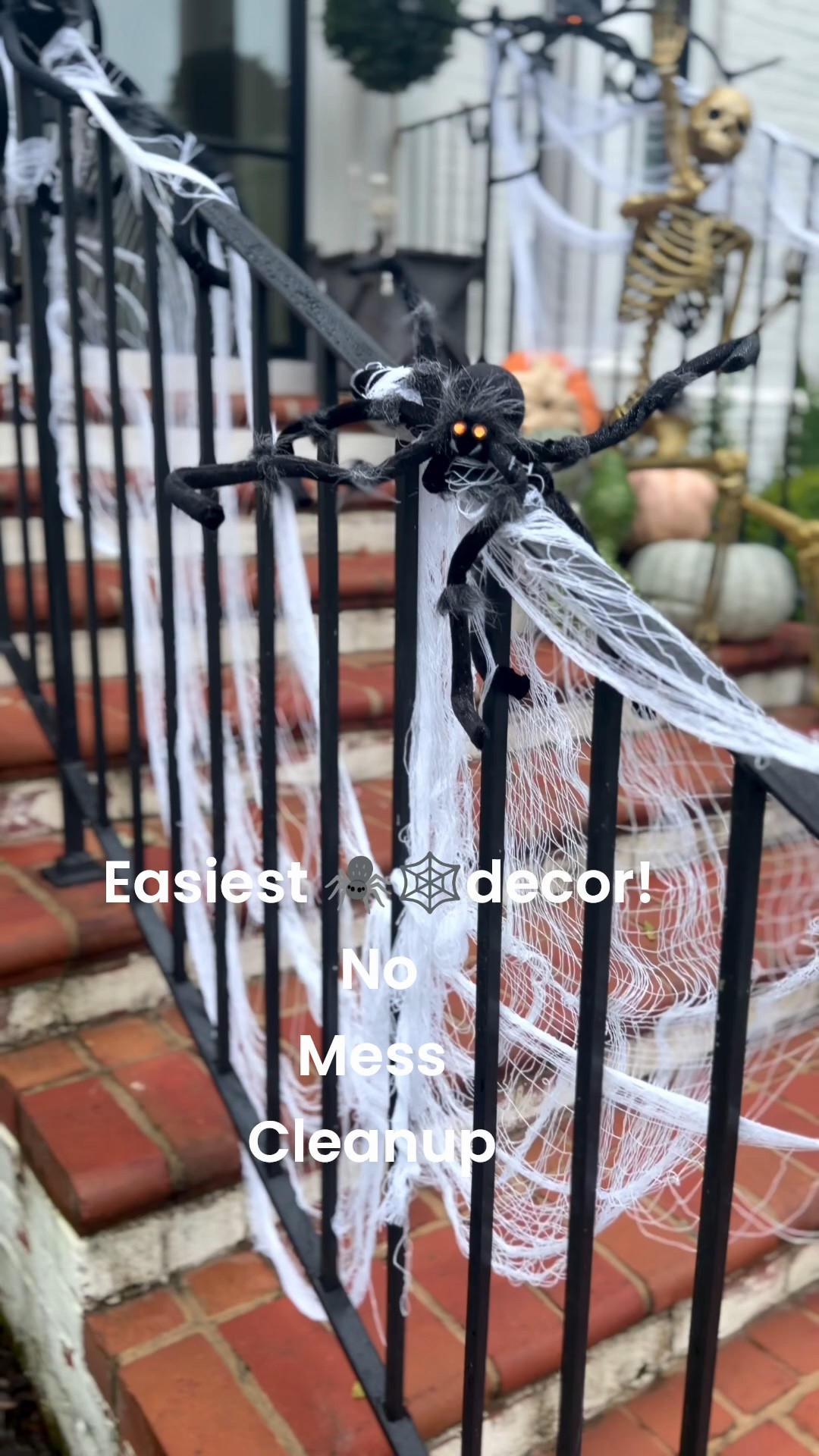 Love this new spiderweb! Doesn’t stick around after you are done with it. Throw and go!