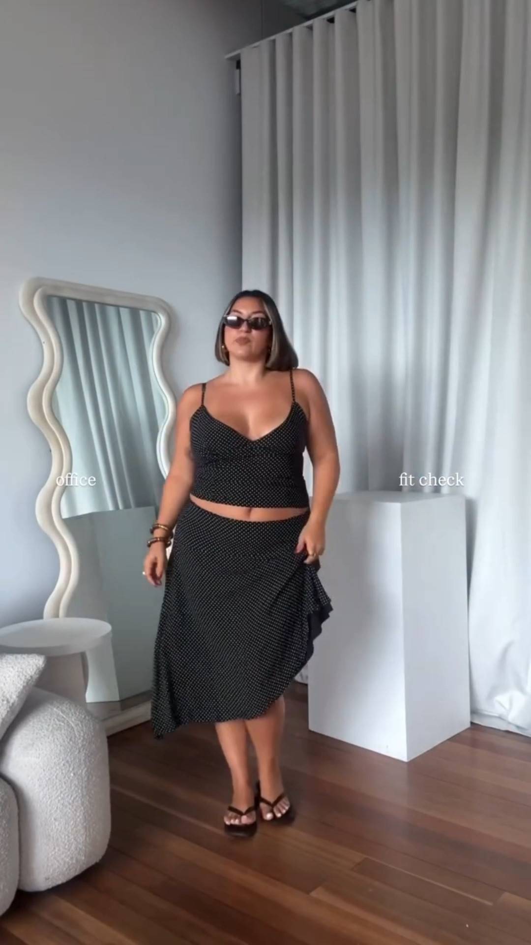 Polka dot sets 🤝 me 

@princesspolly 

#outfitoftheday #midsizegals #size14 #sydneyfashion #matchingset what I wore to work office outfit Australian fashion