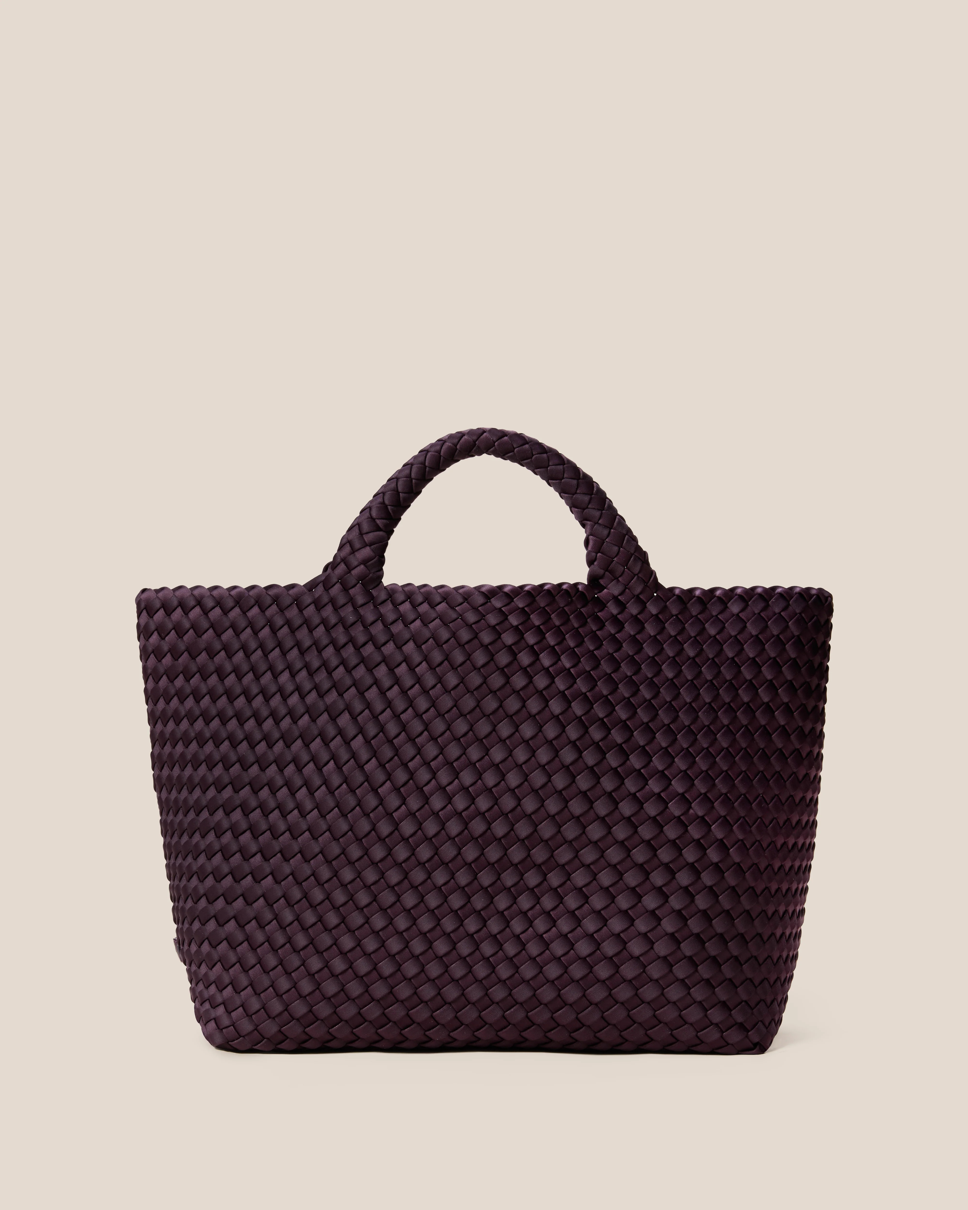 St. Barths Medium Tote | Aubergine | Naghedi