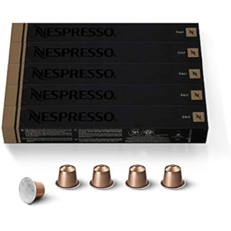 Nespresso Capsules OriginalLine, Volluto Decaffeinato Mild Roast Coffee, 50 Count Coffee Pods, Brews | Amazon (US)