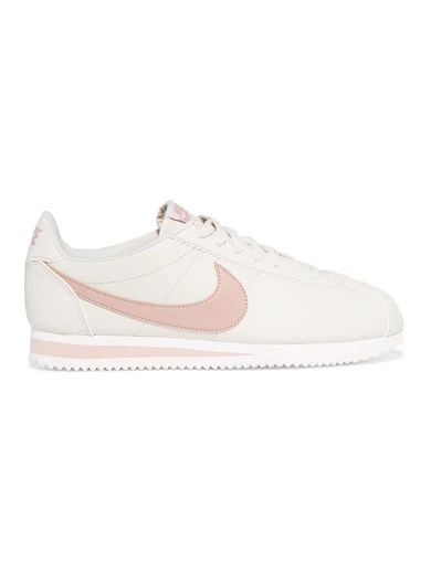 Nike - Classic Cortez Leather Sneakers - Beige | NET-A-PORTER (US)