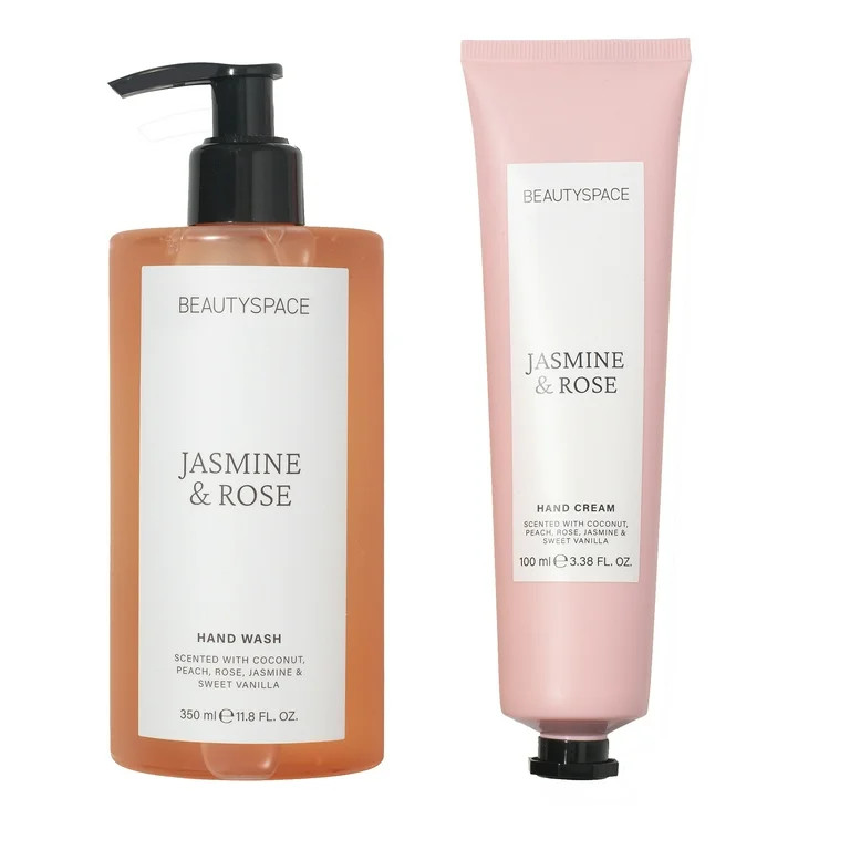 BEAUTYSPACE Jasmine and Rose Hand Cream & Hand Wash Duo | Walmart (US)