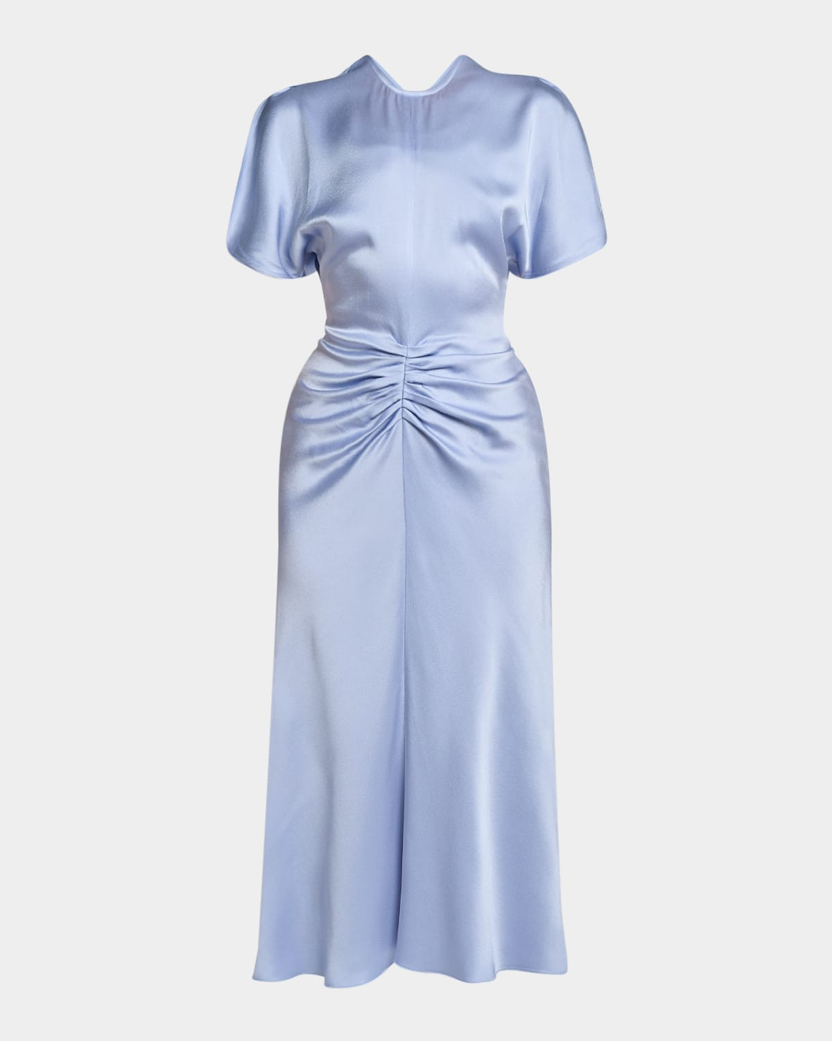 Gathered Waist Midi Dress | Neiman Marcus