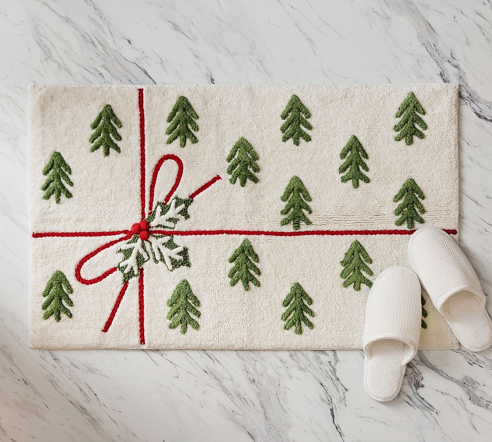 Wrapped Gift Bath Rug | Pottery Barn (US)