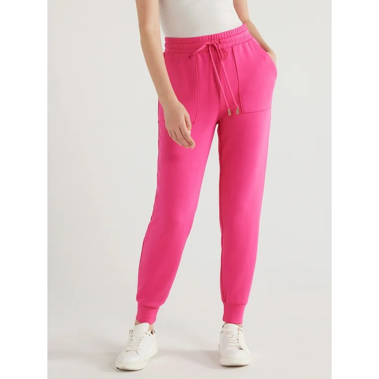 Scoop Women's Scuba Knit Pants with Pockets, Sizes XS-XXL | Walmart (US)