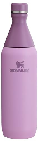 Stanley All Day Slim Bottle 20 oz | Twist On Lid with Leakproof Seal | Slim Design for Travel & Gym | Insulated Stainless Steel | BPA-Free | Lilac | Amazon (US)