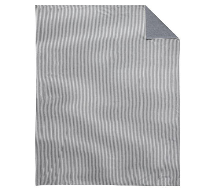 Chambray Reversible Organic Duvet Cover & Shams | Pottery Barn Kids