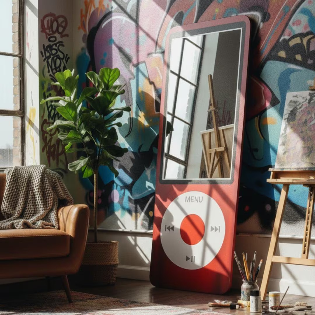 Handmade Ipod Full Length Mirror, Y2K Aesthetic Pop Art Floor Mirror, Retro Nostalgic Decor, 2000... | Etsy (US)