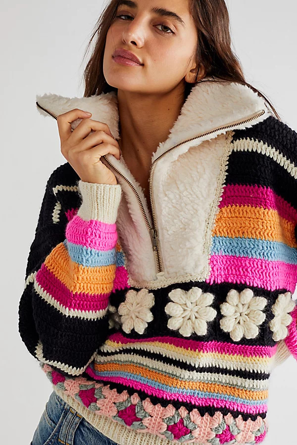 Ornella Crochet Sweater | Free People (Global - UK&FR Excluded)