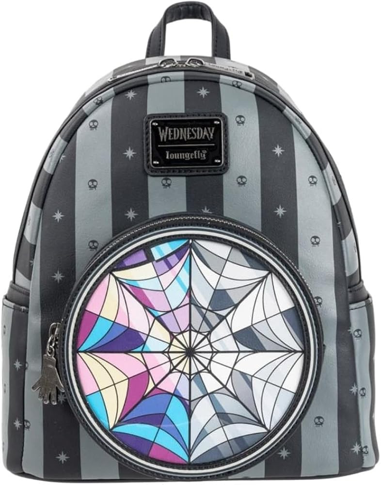 Loungefly Wednesday Nevermore Mini-Backpack, Black | Amazon (US)