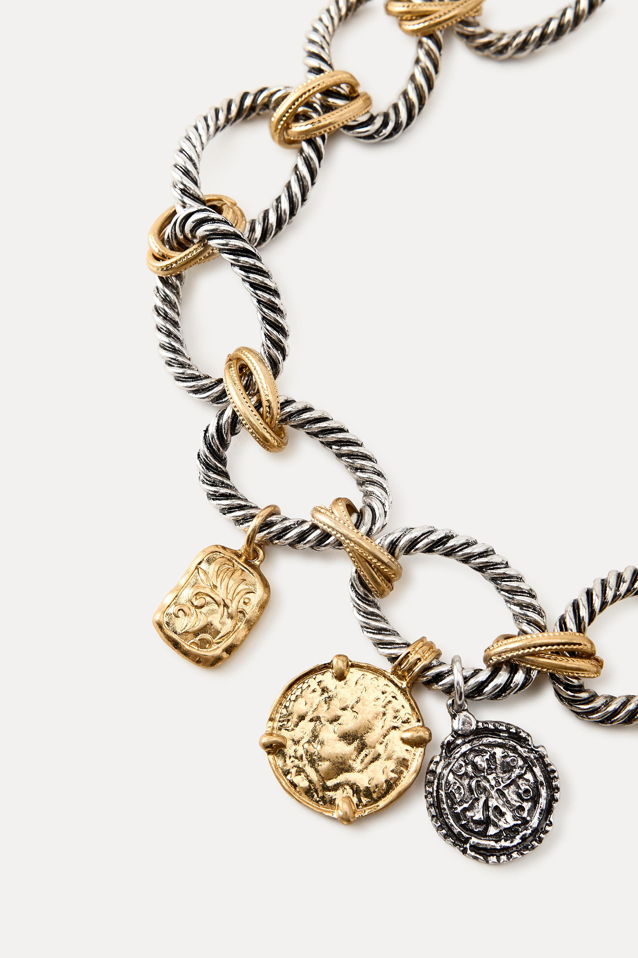 COMBINED COIN NECKLACE | Zara UK