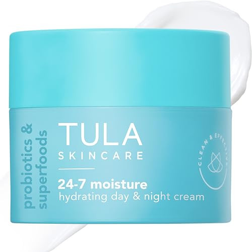 TULA Skin Care 24-7 Hydrating Day & Night Cream - Anti-Aging Moisturizer for Face, Contains Watermelon & Blueberry Extract, 1.5 oz. | Amazon (US)