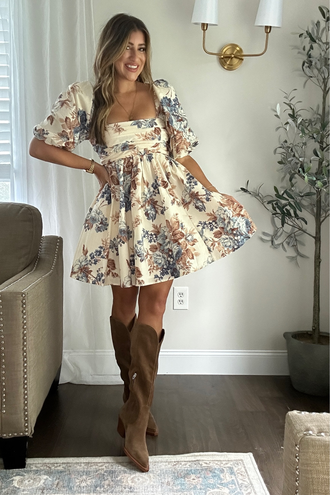 Fall dress. Wearing a small for reference. Tap to shop! Thinking of wearing this for fall family photos this year!

#LTKstyletip #LTKfamily #LTKSale