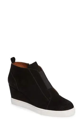 Women's Linea Paolo 'Felicia' Wedge Bootie, Size 4 M - Black | Nordstrom