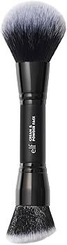 e.l.f. Dual-Ended Cream + Powder Brush, Two-in-One Makeup Brush For Creating A Gorgeous, Airbrush... | Amazon (US)