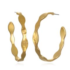 Shape of Water Hoop Earrings | Sequin
