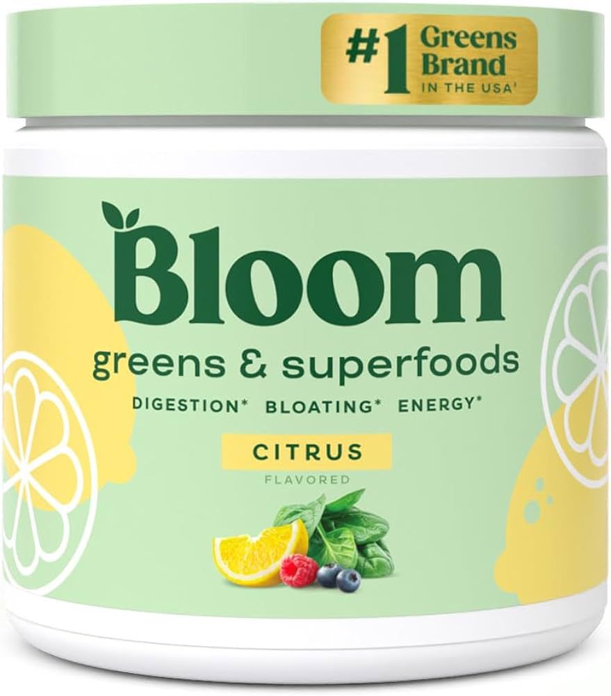 Bloom Nutrition Super Greens Powder Smoothie & Juice Mix - Probiotics for Digestive Health & Bloatin…See more | Amazon (US)