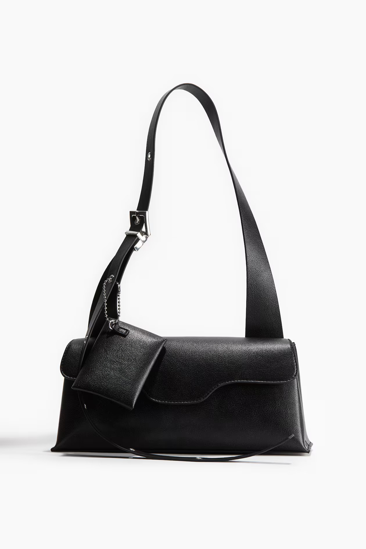Shoulder bag with pouch - Black - Ladies | H&M GB | H&M (UK, MY, IN, SG, PH, TW, HK)