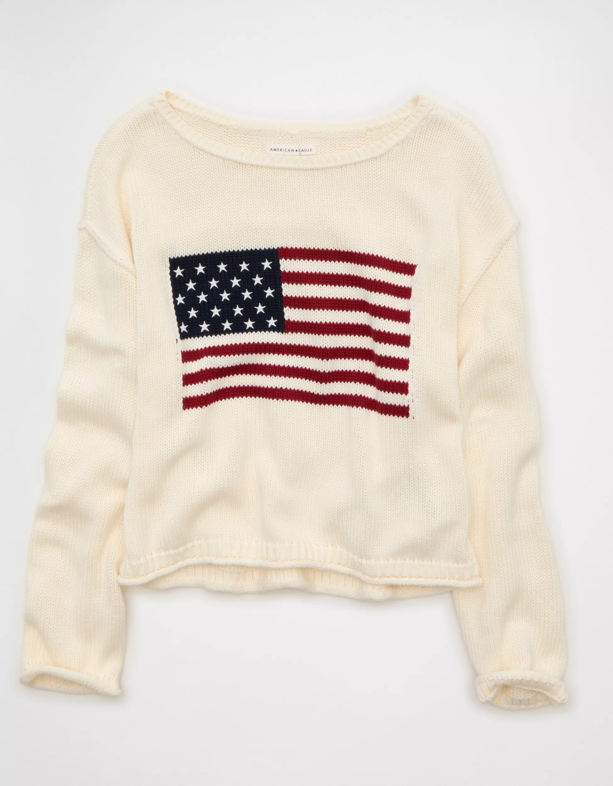 AE American Flag Graphic Sweater | American Eagle Outfitters (US & CA)