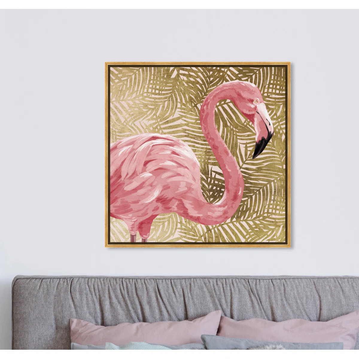 " Flamingo Profile Gold " | Wayfair North America
