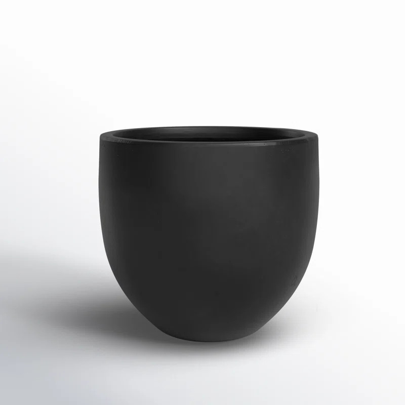 Acushnet Round Indoor/Outdoor Modern Pot Planter with Drainage Hole | Wayfair North America