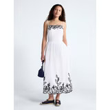 Free Assembly Women's and Women's Plus Embroidered Cotton Midi Dress, Sizes XS-4X | Walmart (US)