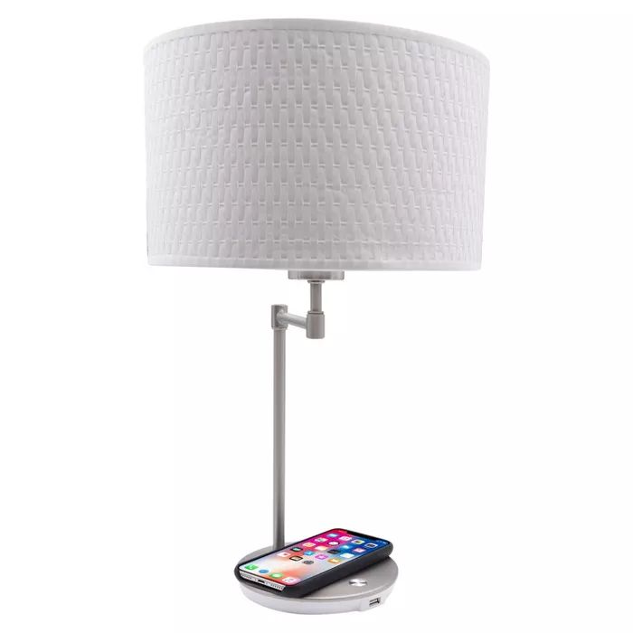 Target/Home/Home Decor/Lamps & Lighting/Table Lamps‎Macally Wireless Charging Lamp With USB Por... | Target