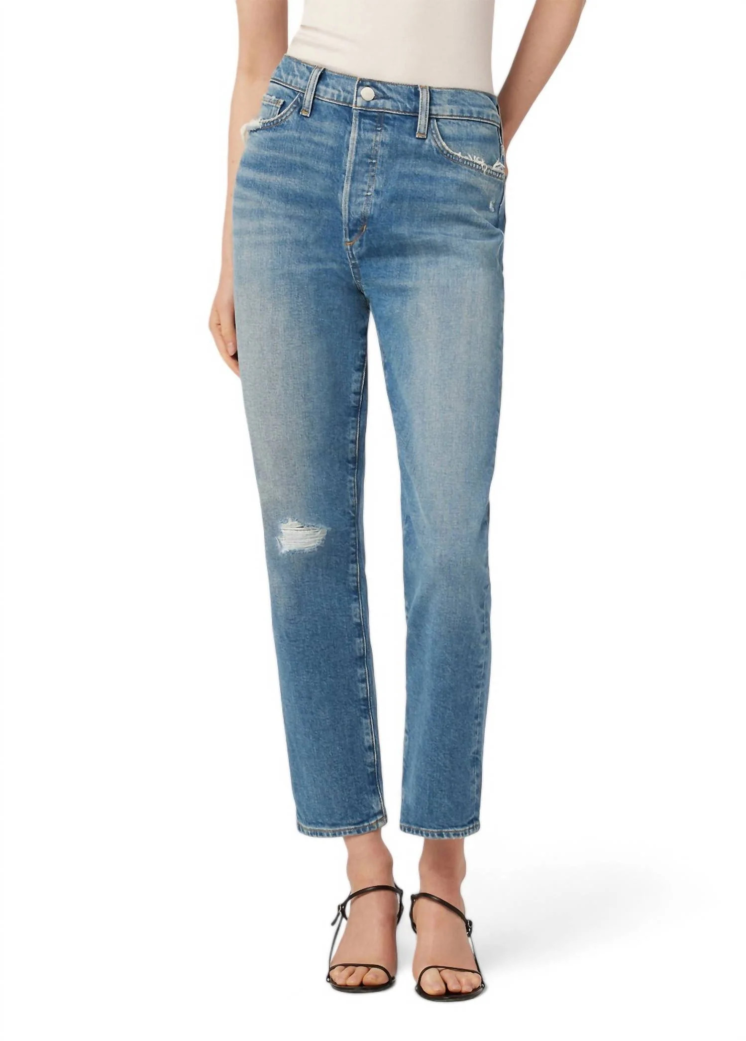 Honor High Rise Vintage Straight Ankle Jean In Big L | Shop Simon