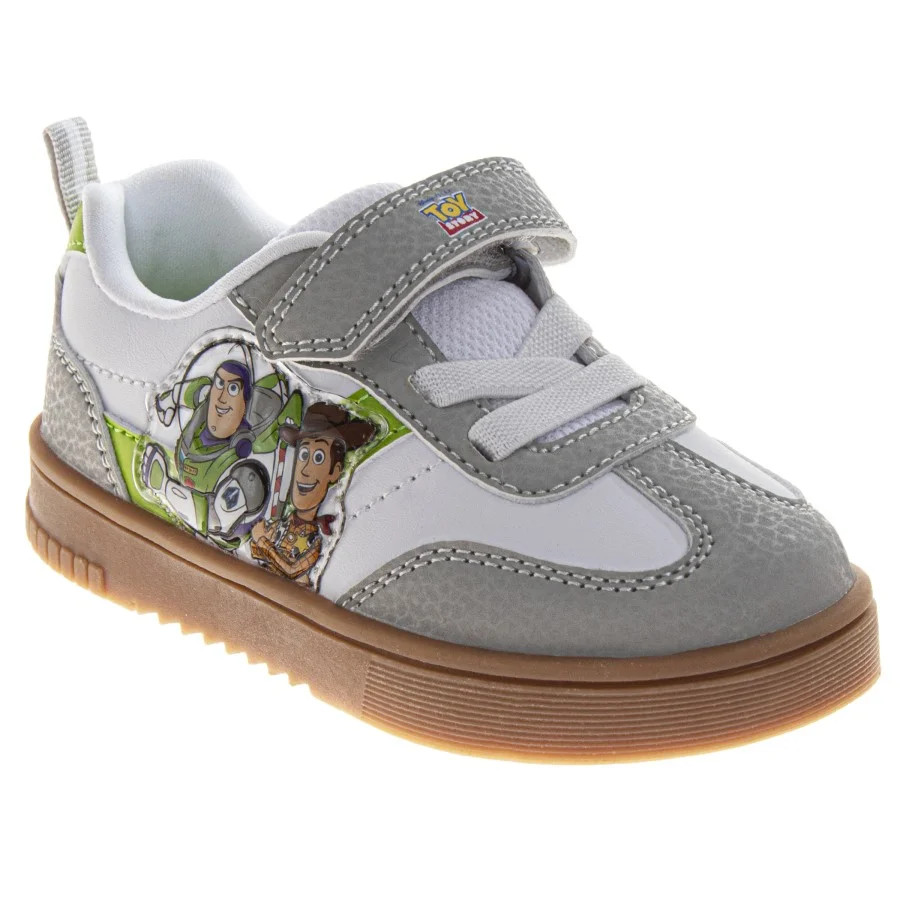 Woody and Buzz Lightyear Boys Sneakers (Toddler Little Kids), Grey White, Size: 12 | Walmart (US)