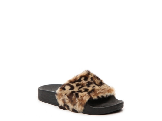 Girls Softey Youth Slide Sandal -Brown | DSW