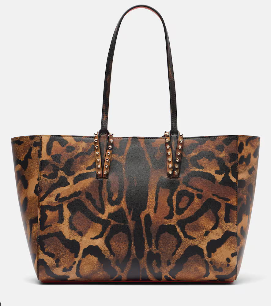 Christian Louboutin Leopard-print leather shopper | Mytheresa (INTL)