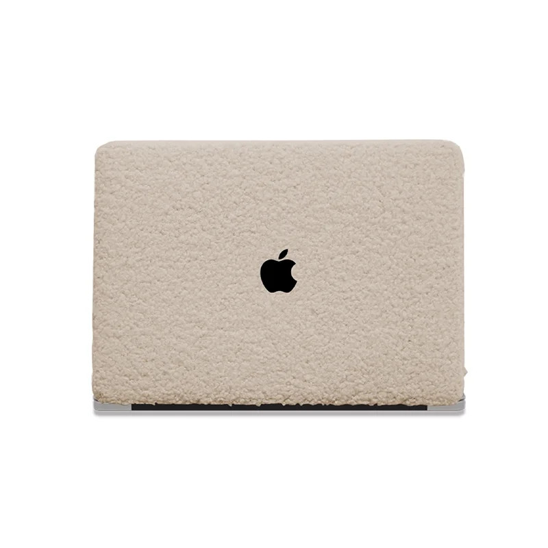 Off-White Teddy Fleece Case Mac13/14/15/16 Inch Computer Case Macm1Pro/Air Notebook Case - Walmar... | Walmart (US)