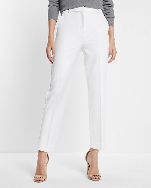 Editor Super High Waisted Straight Ankle Pant | Express
