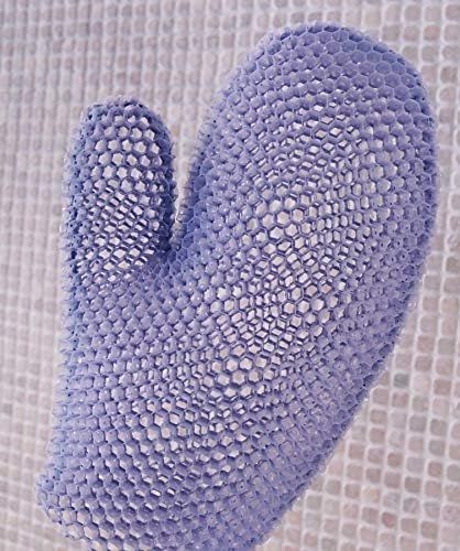 Supracor Spa Bath Mitt Body Exfoliator Face Scrub Sponge (Purple) | Amazon (US)