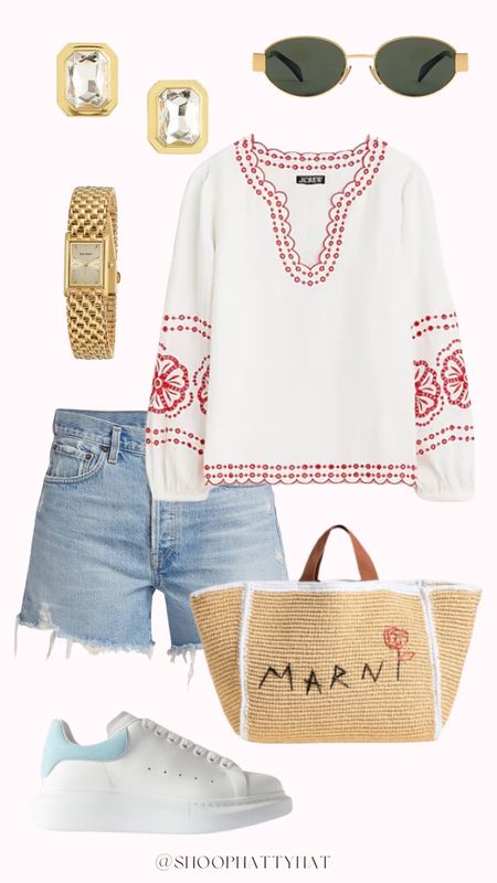 Summer Everyday Looks!! Summer outfits - summer fashion - spring outfit ideas - trendy outfits - preppy style - chic accessories - summer outfit inspo - styling tips - spring denim - fav jewelry- designer looks - summer accessories 
