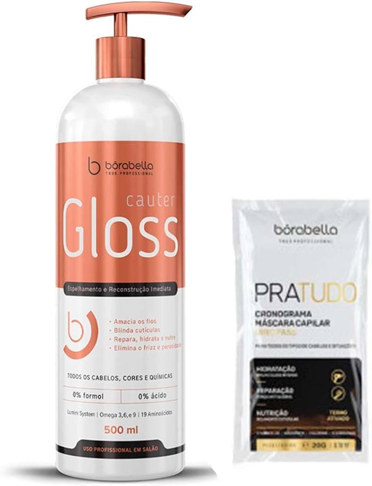 Borabella Cauter Gloss Espelhamento e Blindagem Cuticular | Amazon (BR)