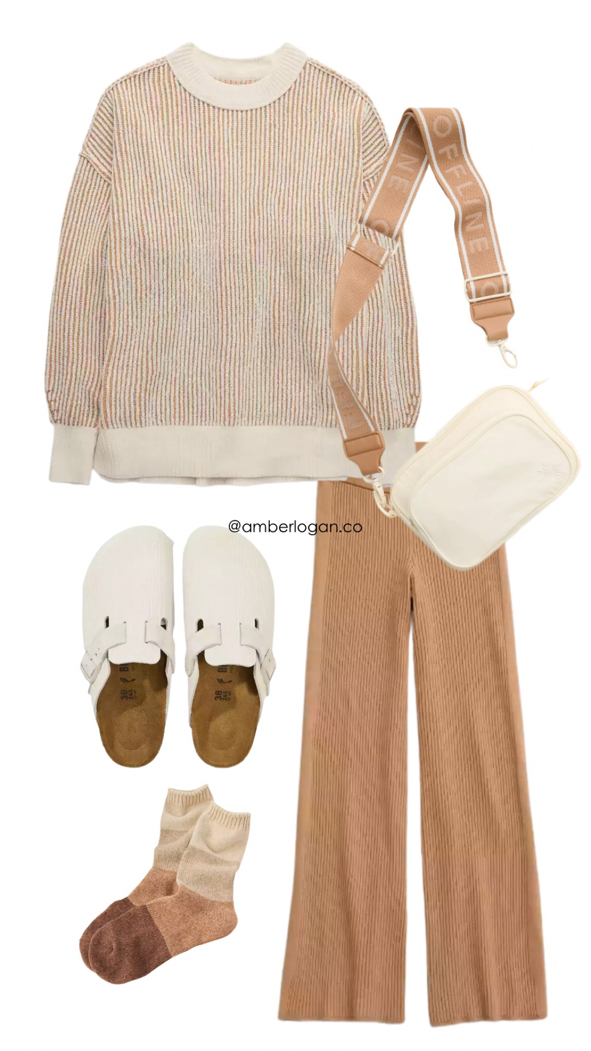 Aerie fall outfit idea

Chunky sweater, flare wide leg sweater pants, Boston Birkenstock, neutral crossbody bag #falloutfit 

#LTKstyletip #LTKfindsunder50 #LTKSeasonal