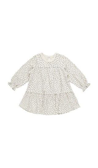 QUINCY MAE Kids Tiered Jersey Dress in Ivory. - size 4-5yr | Revolve Clothing (Global)