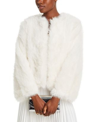 BCBGMAXAZRIA BCBG MAXAZRIA Faux Fur Shrug  | Bloomingdale's Women Coats & Jackets Faux Fur | Bloomingdale's (US)