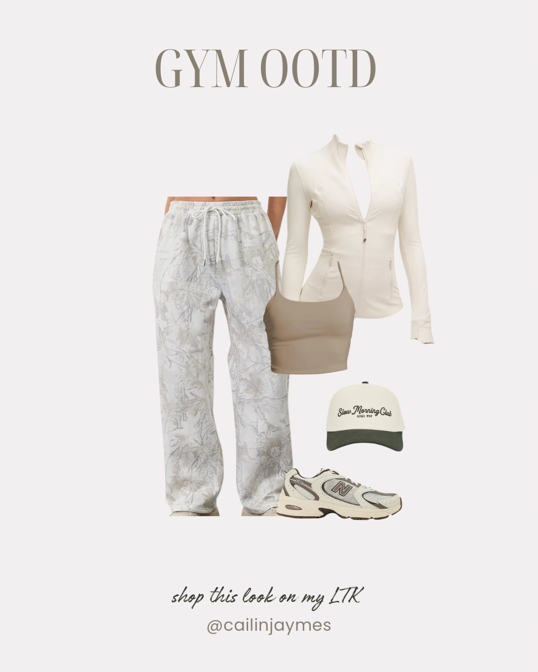 Neutral camo gym OOTD 🤍
An effortless camo gym outfit that works for training and post-workout errands. I love mixing soft neutrals with subtle camo for a look that feels elevated, comfy, and easy to style.
Shop this full camo gym outfit below — perfect for gym days, athleisure lovers, and everyday activewear.

camo gym outfit • neutral activewear • gym OOTD • camo joggers • athleisure outfit • workout outfit women • gym to errands outfit • fitness fashion



#LTKcanada #LTKsale #LTKfitness
