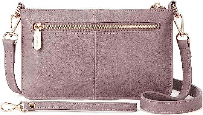BOSTANTEN Small Purses for Women Crossbody Bags Leather Wristlet Purses Envelope Clutch Purse | Amazon (US)