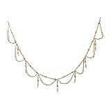 Creative Co-Op 72" Paulownia Wood Bead Swag Garlands, Natural | Amazon (US)