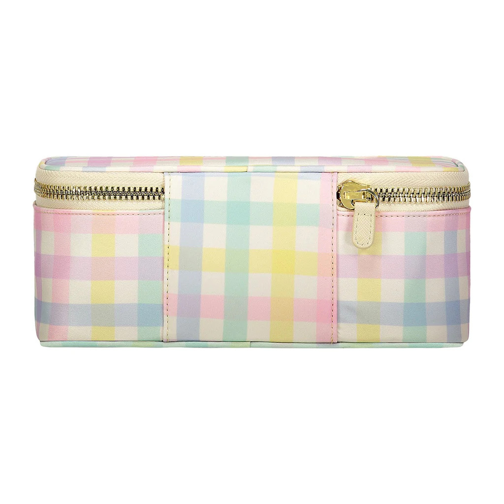 Rainbow Gingham Mirror Open Top Pouch | Stoney Clover Lane