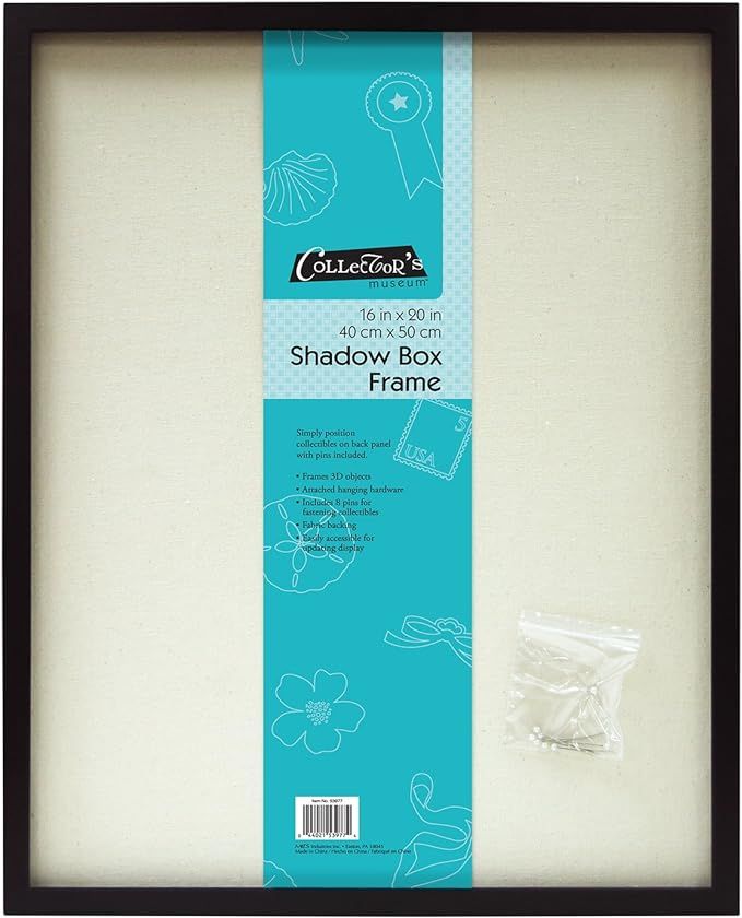 MCS 16x20 Inch Linen Lined Shadowbox, Black (40956) | Amazon (US)
