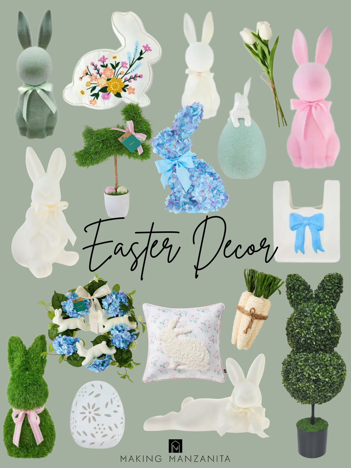 Last minute Easter decor from Walmart that’s actually cute 🌸 Think soft florals, neutral bunnies, pastel accents, and simple pieces that make your home feel fresh without going over the top. From wreaths and garland to tabletop decor and little seasonal touches - easy, affordable finds that bring in color, texture, and that light, happy spring feel. #easter #walmartfinds  

 #LTKSeasonal #LTKHome