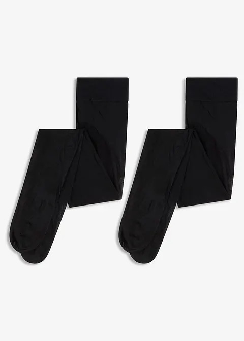 Semi-transparente Strumpfhose, 30 DEN, 2er Pack | Bonprix DE